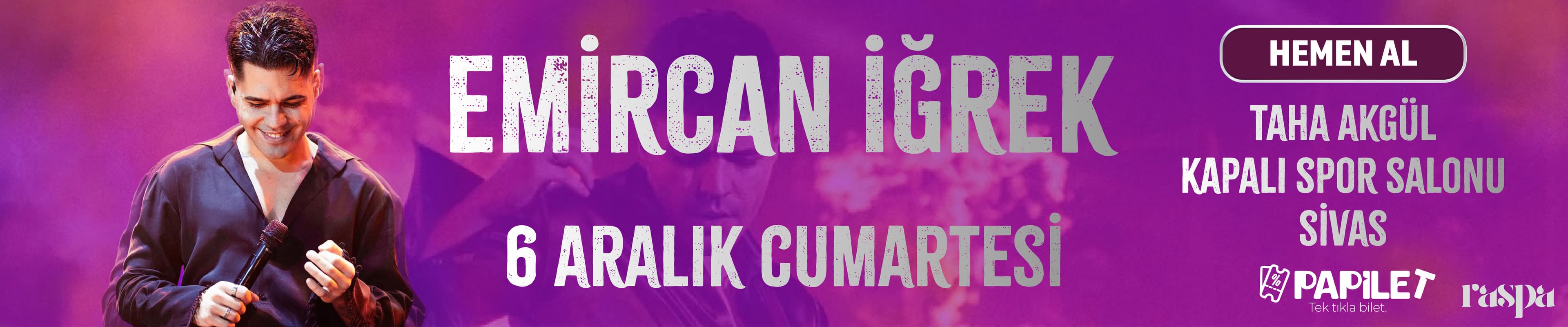 Papilet Etkinlik: emircan iğrek - Bilet Satın Al