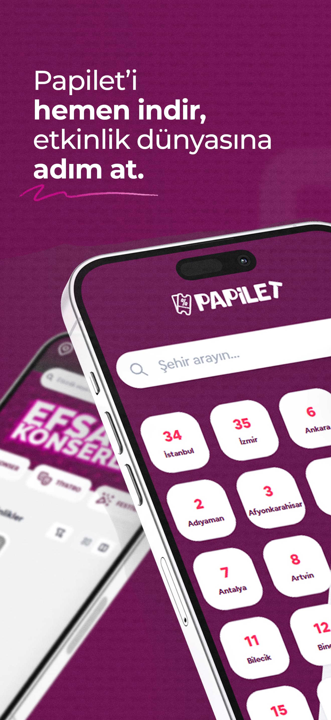 Papilet mobil uygulama banner 1