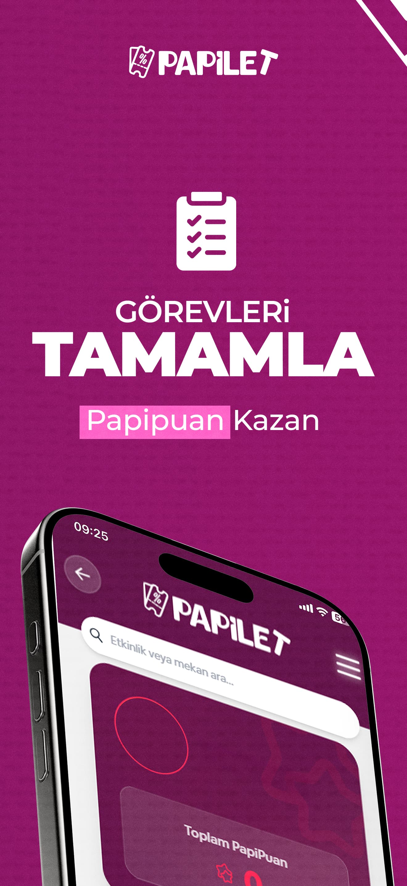 Papilet mobil uygulama banner 6