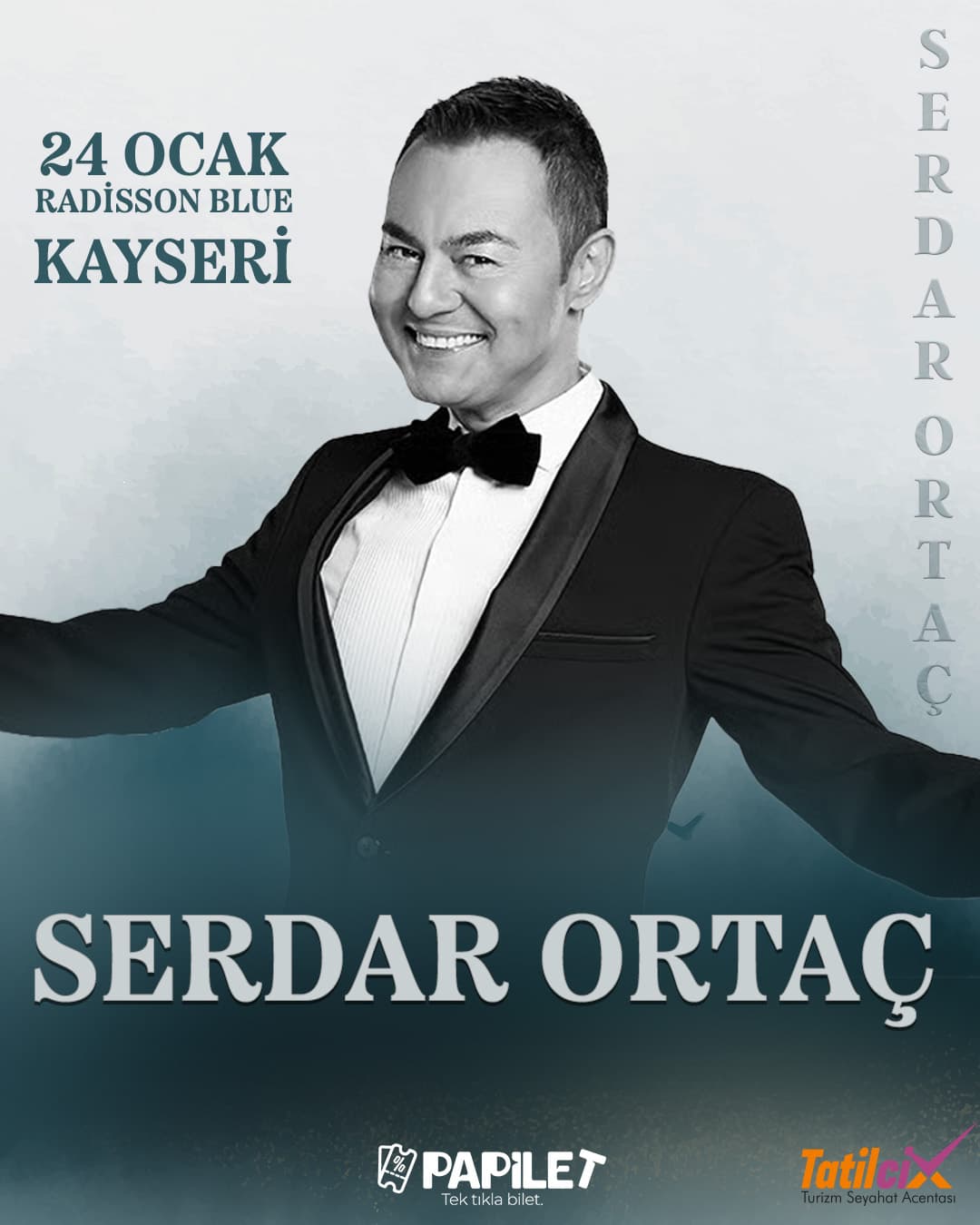 Papilet Etkinlik: Serdar Ortaç Kayseri Konseri - Bilet Satın Al