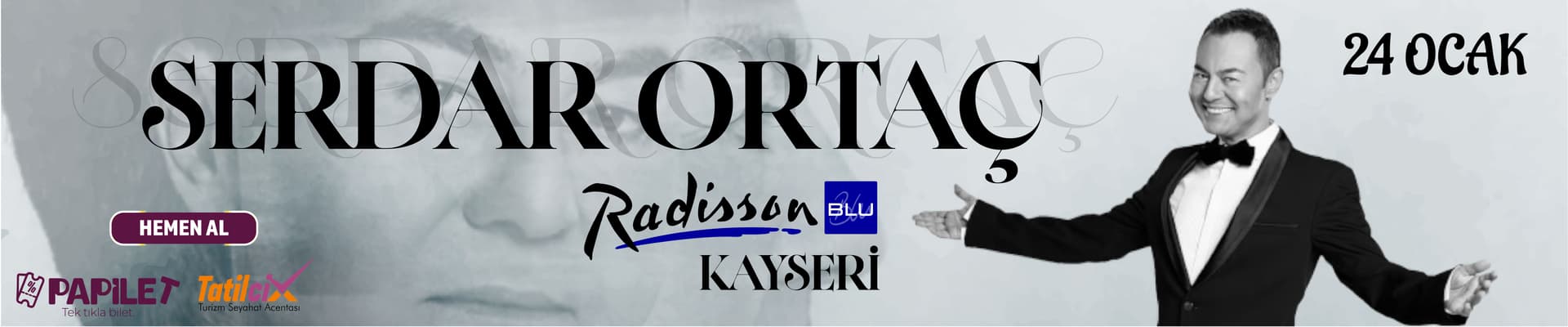 Papilet Etkinlik: serdar ortaç - Bilet Satın Al