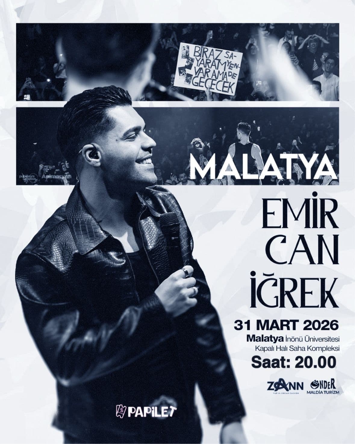Papilet Etkinlik: Emircan İĞREK Malatya Konseri - Bilet Satın Al