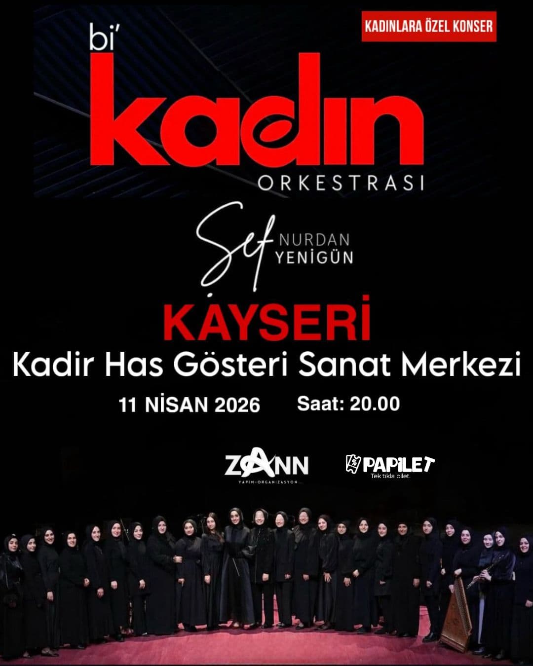 Papilet Etkinlik: Bi'Kadın Orkestrası Konseri - Bilet Satın Al