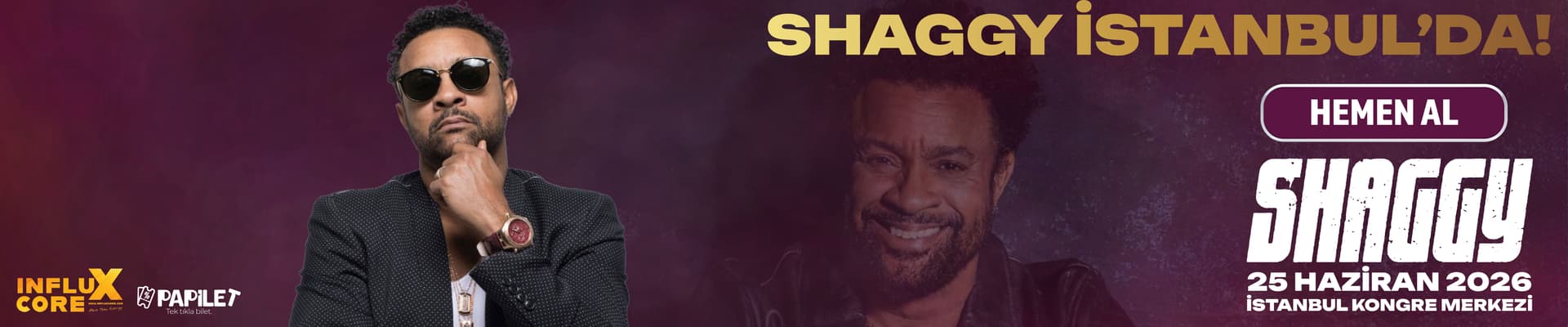 Papilet Etkinlik: SHAGGY - Bilet Satın Al
