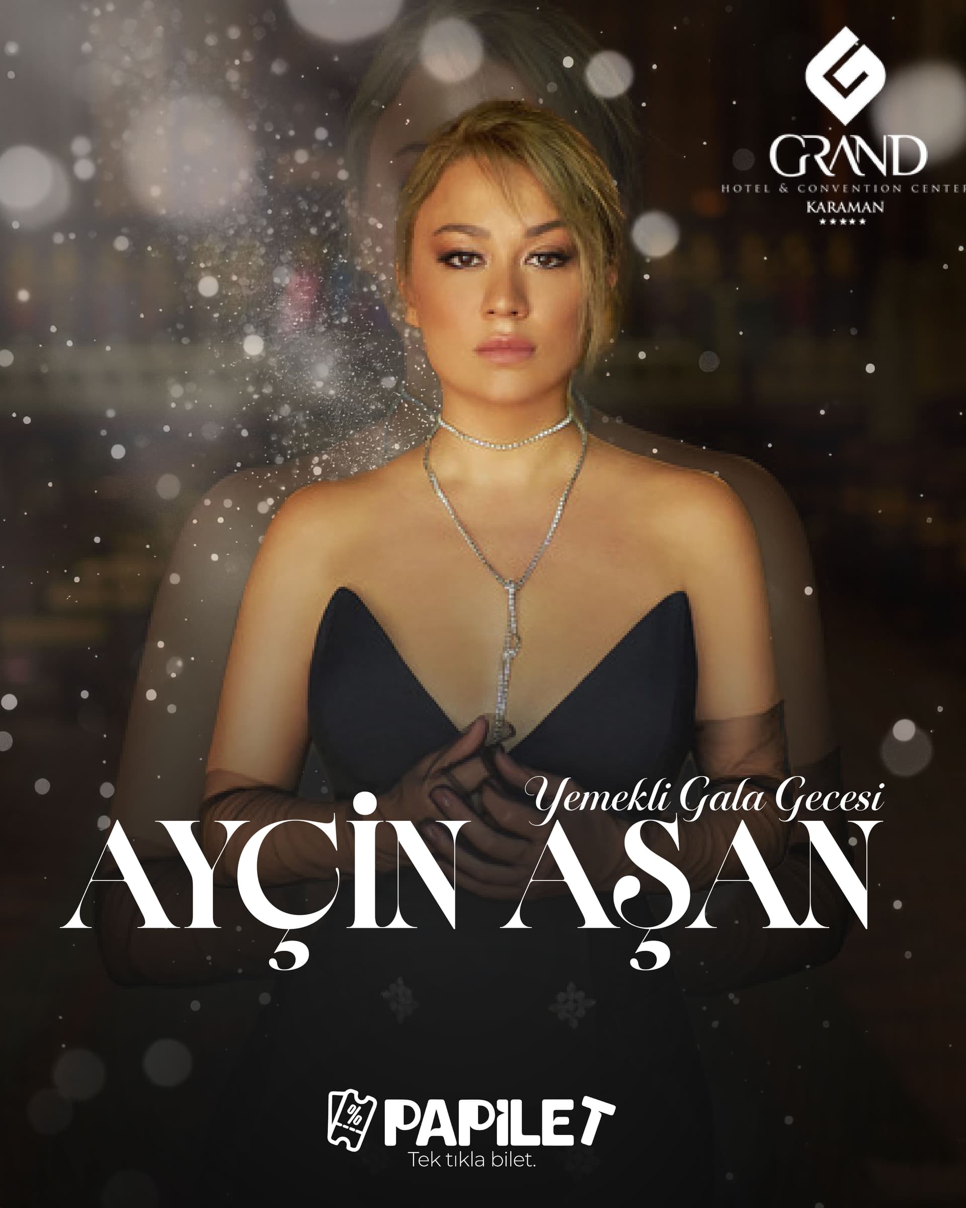 Papilet Etkinlik: Ayçin Aşan Yemekli Gala Gecesi - Bilet Satın Al