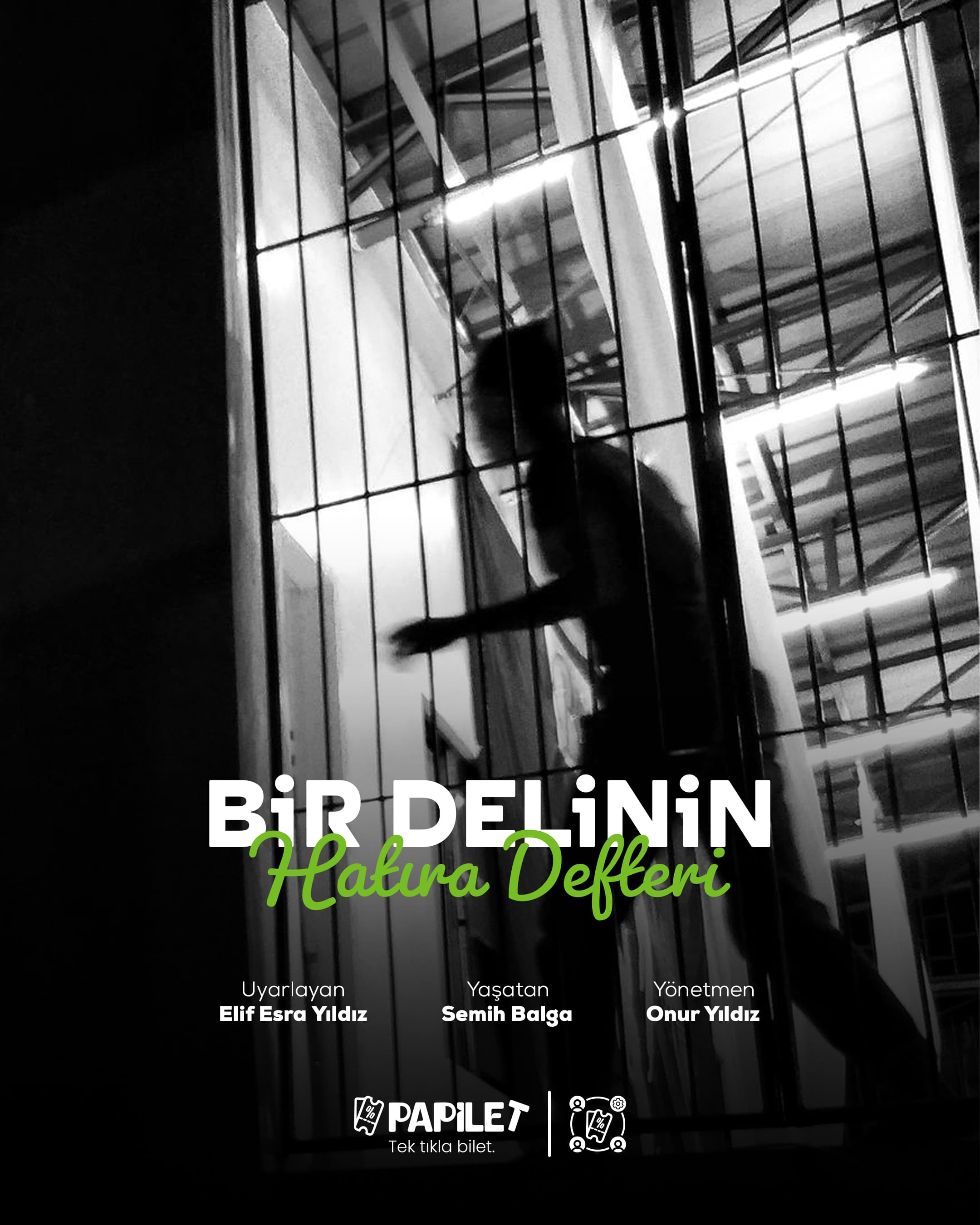 Papilet Etkinlik: Bir Delinin Hatıra Defteri Oyunu - Bilet Satın Al