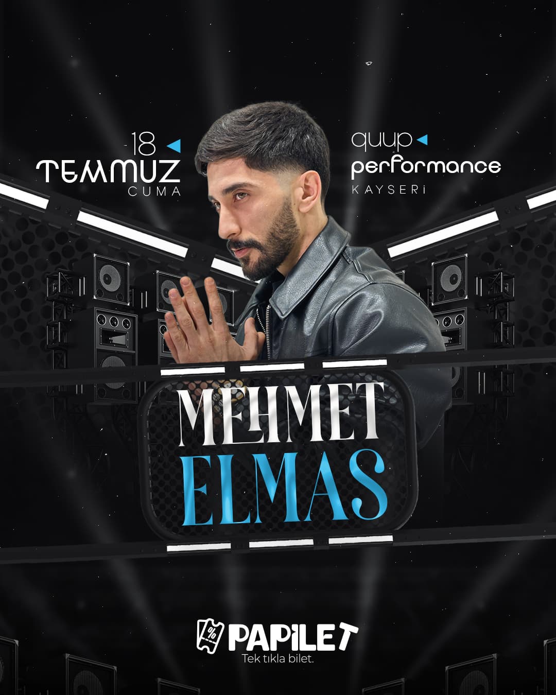 Papilet Etkinlik: Mehmet Elmas Kayseri Konseri - Bilet Satın Al