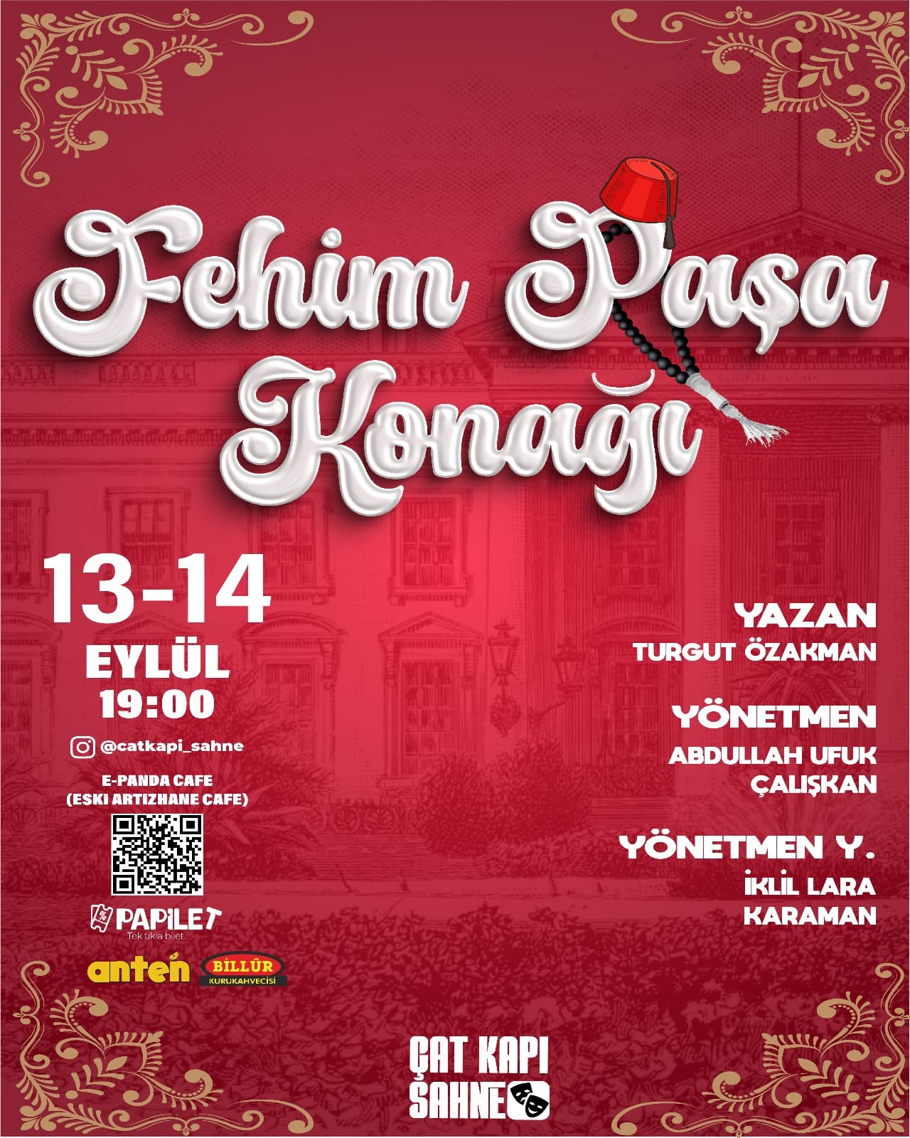 Papilet Etkinlik: Fehim Paşa Konağı - Bilet Satın Al