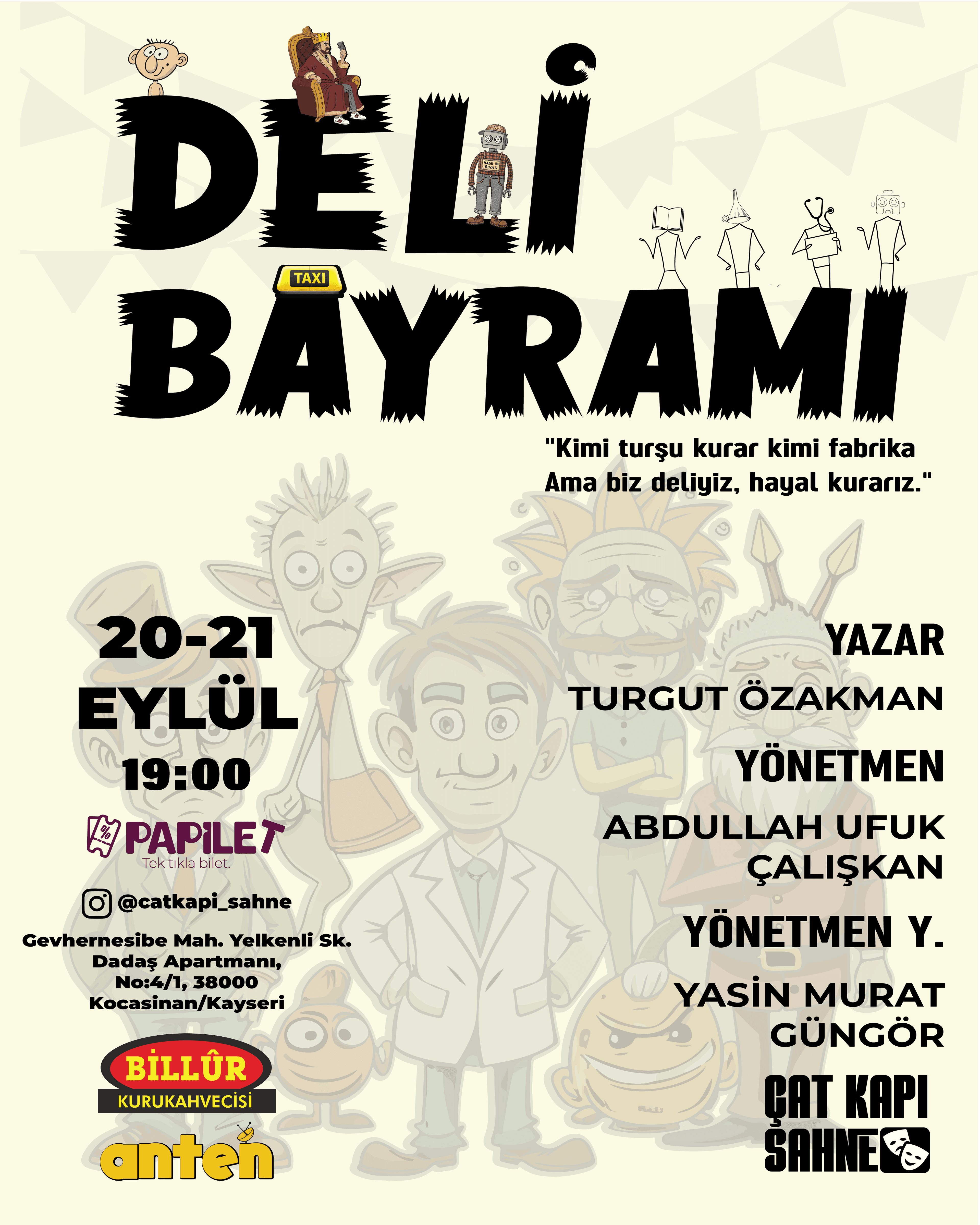 Papilet Etkinlik: Deli Bayramı - Bilet Satın Al