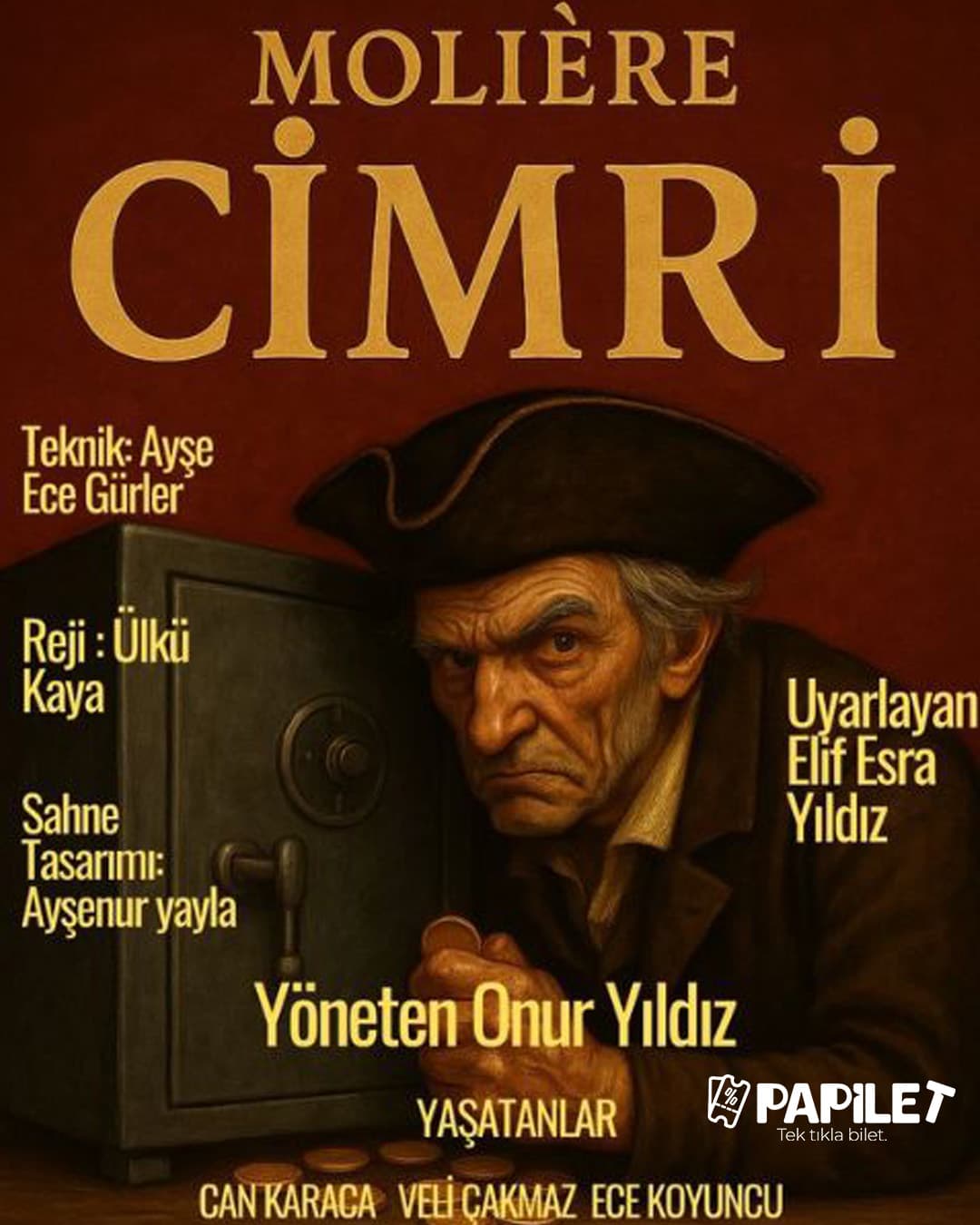 Papilet Etkinlik: Cimri Tiyatro - Bilet Satın Al