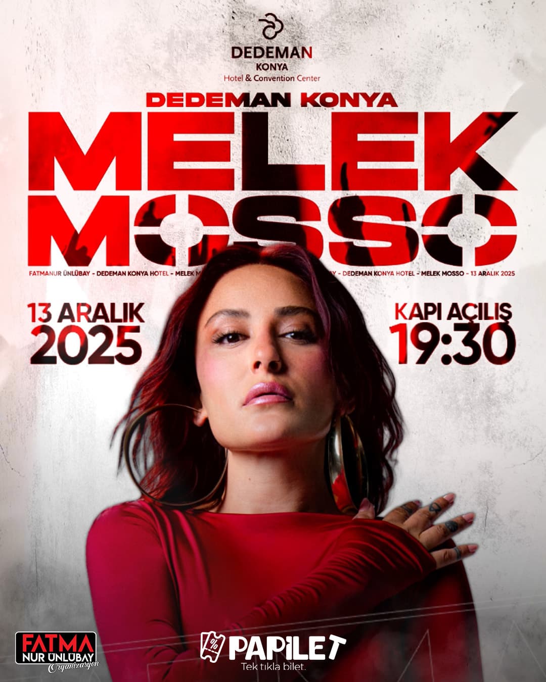 Papilet Etkinlik: Melek Mosso Konser - Bilet Satın Al